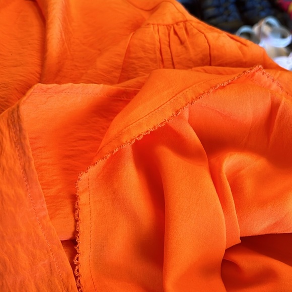 Anthropologie Orange Maxi Dress - Picture 9 of 9